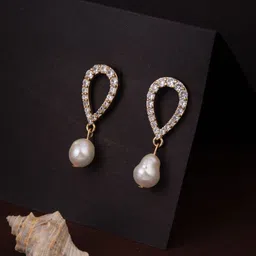 Anvik Teardrop Shaped Drop Earrings image 1