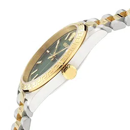 Versace Women Round Dial & Stainless Steel Bracelet Style Straps Analogue Watch VE0E00425 image 2