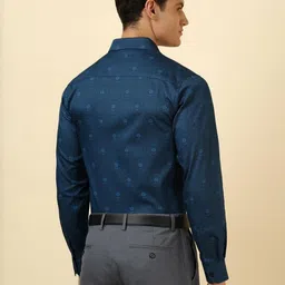 Allen Solly Men Geometric Printed Spread Collar Pure Cotton Formal Shirt image 4