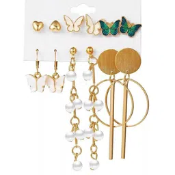 HOUSEOFTRENDZZ Contemporary Hoop Earrings image 4