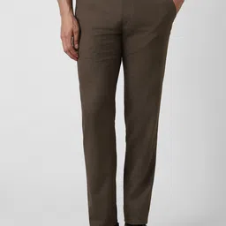 Peter England Men Slim Fit Formal Trousers-picture-42