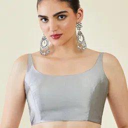 Mitera Floral Gotta Patti Organza Saree image 4