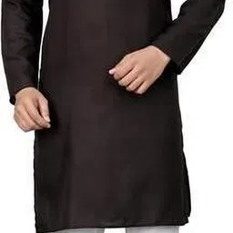 omkar enterprisess Men Cotton Blend Kurta Pyjama Set image 1