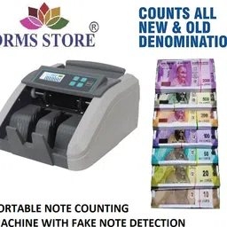 DRMS STORE MONEY COUNTING MACHINE GOLD PRO WITH MANUAL COUNTING ,FAKE NOTE DETECTION Note Counting Machine image 2