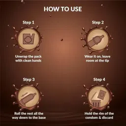 eyurva 30 pcs. chocolate flavoured dotted condom combo Condom image 3