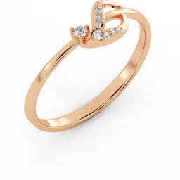 avsar AVR1082PB 14kt Cubic Zirconia Rose Gold ring-picture-31