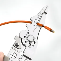 aruklie Stainless Steel Wire Stripper/Wire Crimping Tool, Wire Cutter, Wire Crimper Lineman Plier image 5