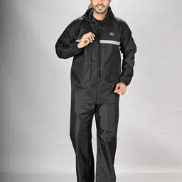 lux venus Solid Men Rain Suit-picture-23