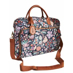 Chumbak Batik Bloom Hand Bag - Navy image 2