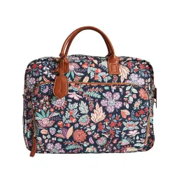 Chumbak Batik Bloom Hand Bag - Navy image 4