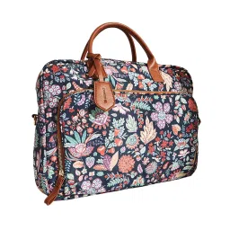 Chumbak Batik Bloom Hand Bag - Navy image 5