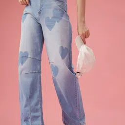 DressBerry Women Barrel Fit Light Fade Stretchable Jeans-image-43