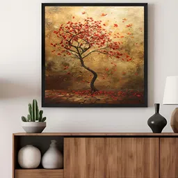 999Store Red & Yellow Autumns Canvas Painting Wall Art-image-65