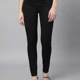 Global Republic Women Comfort Slim Fit High-Rise Stretchable Jeans-image-99