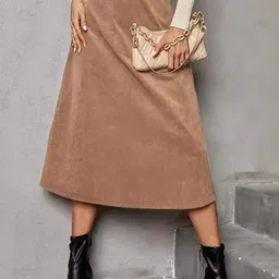 StyleCast x Revolte Women A-Line Midi Skirt-picture-53