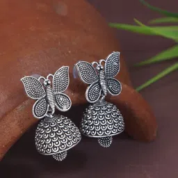 I Jewels Contemporary Jhumkas Earrings-picture-32