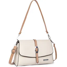 Luvoksi Women Textured PU Structured Sling Bag image 3