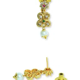 inc63-for elites American Diamond & Beaded Jewellery Set image 2