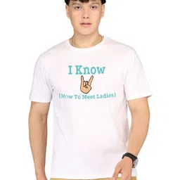 BRAWNY BATTLER Typography Printed Round Neck Cotton T-shirt image 4