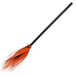 Kaku Fancy Dresses Halloween Theme Witch Broom - Multi Colour-picture-28