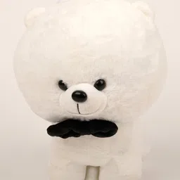 Dukiekooky Super Cute & Adorable White Teddy Bear with Bow Tie Plush Toy, Soft Stuffed Animal Height - Height 27 cm-picture-35