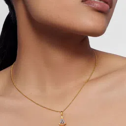 KISNA DIAMOND AND GOLD JEWELLERY 14KT Pendant Diamond 0.12 Carat-picture-30
