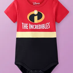 babyoye disney Babyoye Disney Interlock Knit Half Sleeves Onesies with The Incredibles Graphics Pack of 2 - Multicolor image 4