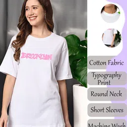 My Swag Women Typography Printed T-shirt image 3