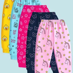 YK Kids-Girls Cotton Regular Fit Track Pants-picture-36