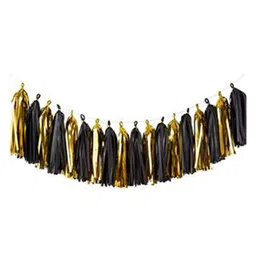 AMFIN Birthday Party Decoration Items Combo Black - Pack of 117 image 5