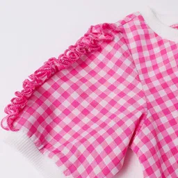 pspeaches Girls Checked Top with Shorts image 5