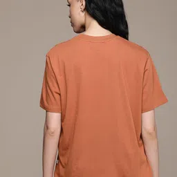 The Roadster Life Co. Printed Drop-Shoulder Sleeves Boxy T-shirt image 4