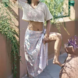 Curvy Lane Printed Stylish Beachwear Sarong image 5