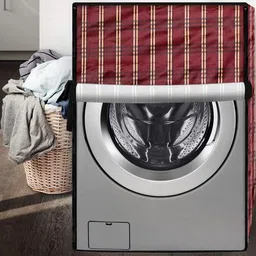 The Furnishing Tree Red PVC Washing Machine Cover-picture-35