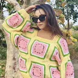 Sugercandy Women Ribbed Woollen Pullover-image-64