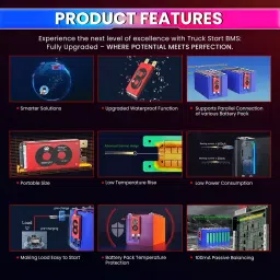 DALY Truck/Vehicle Start BMS 12 V 24 A Lithium/LFP/LTO Battery Packs with 'Smart BMS' App Control image 4