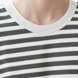 mack jonney VIMAL JONNEY Men Striped Monochrome Pockets T-shirt image 5