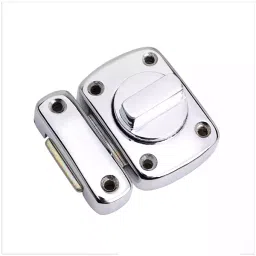 DiSS Rotary Stainless steel Silver Latch Bolt Lock with Matte Finish (Pack of 16) image 3