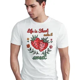 Seekbuylove Men Typography Printed Bio Finish T-shirt-picture-17