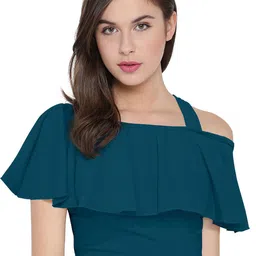 SHOPONBIT Women Solid Off-Shoulder Crop Top-image-43