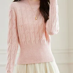 StyleCast Women Cable Knit Pullover-image-11
