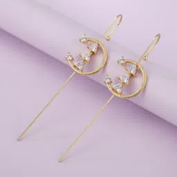 DressBerry Geometric Drop Earrings image 4