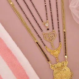 Bhanu diam Women Gold Mangalsutra-picture-29