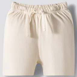 Bonfino 100% Cotton Knit Shorts Solid & Dino Printed Pack of 3 - Grey Off White & Blue image 2
