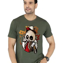NOBLE HUSTLE Men Graphic Printed Round Neck Cotton T-shirt-picture-22