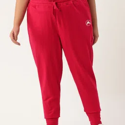 Rute Women Plus Size Red Joggers-picture-20