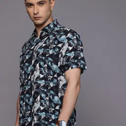 Louis Philippe Sport Slim Fit Floral Printed Casual Shirt-picture-24