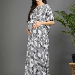 GOLDSTROMS Floral Print Maternity Maxi Dress image 4