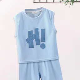 FOREVER FRIDAY Boys Round Neck Sleeveless T-shirt with Shorts-image-73