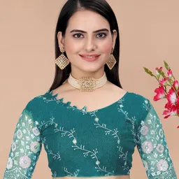 Zenophily Striped Pure Chiffon Saree image 2